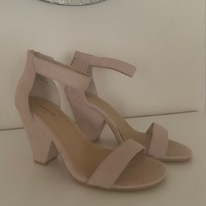 Torrid-7.5W-NWT- Blush Double Strap Cone Heel